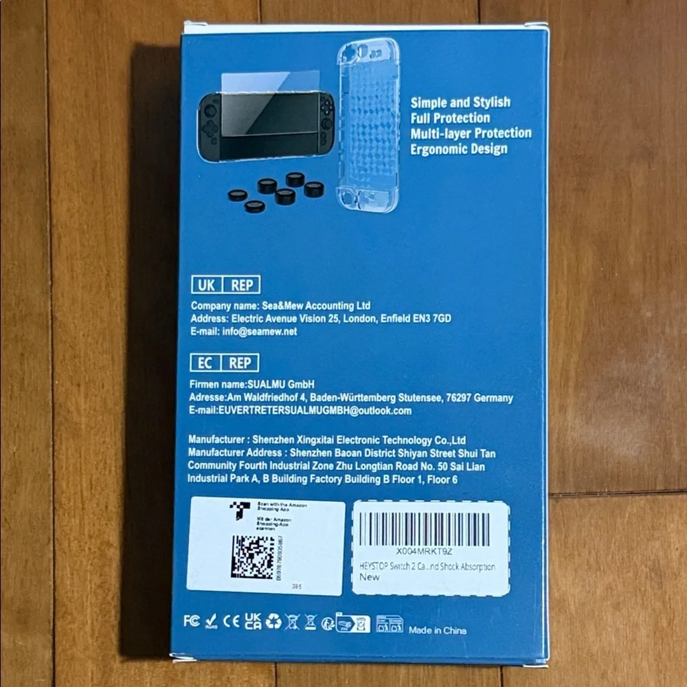 HeysTop Clear Protective Case for Switch 2